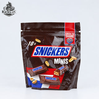 Snickers Miniatures 10 Mini Bars 180g, imported chocolate in Pakistan