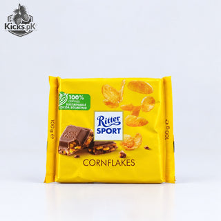 Ritter Sport Cornflakes Milk Chocolate 100g | Crispy & Crunchy German Chocolate