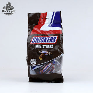 Snickers Chocolate Miniature Pouch 220G, imported chocolate in Pakistan