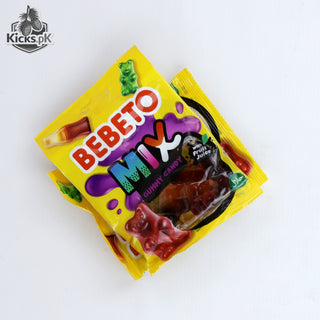 Bebeto Jelly Mix Gummy Candy 80G, imported candy, view 2