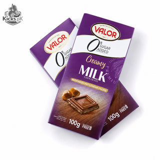 VALOR Creamy Milk Chocolate with Hazelnut No Added Sugar 100g, imported chocolate, view 2