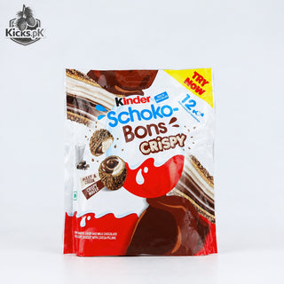 Kinder Schoko-Bons Chocolate 12 Pieces 67.2g | Creamy Hazelnut Filled Milk Chocolate