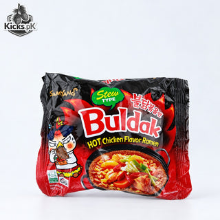 Buldak Hot Chicken Flavor Stew Type Ramen Noodles 145g, Korean and Asian instant noodles in Pakistan
