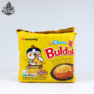 Buldak Ramen extra Cheese 140g, Korean and Asian instant noodles, view 2