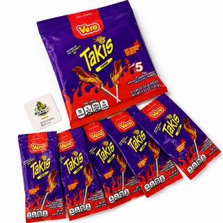 1 piece Takis Fuego Lollipop with Chili Pepper Powder 24g, imported candy, view 2