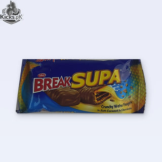 Tiffany Break Supa Chocolate Wafer Fingers 30g | Crunchy Wafer with Caramel and Chocolate Coating